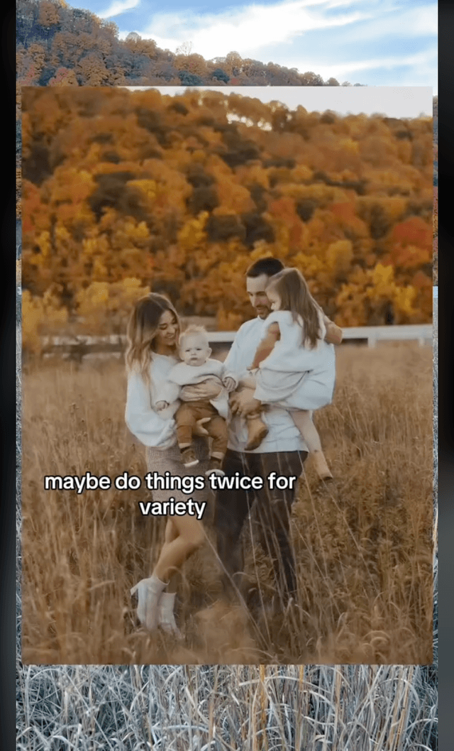 maybe do things twice for variety