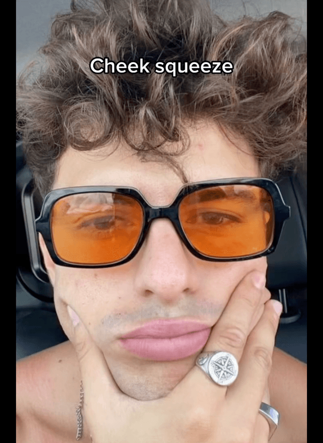 Cheek squeeze