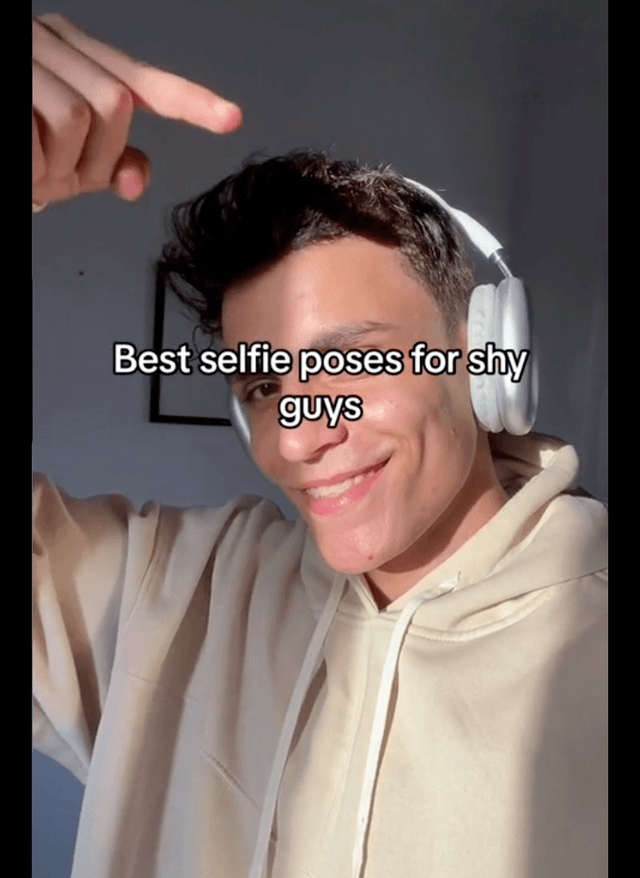 Best selfie poses for shy guys